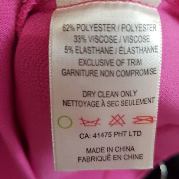 The Bay Classic Pink Dress Size Small 3/4 Sleeve * Excellent Like NEW - Picture 6 of 15